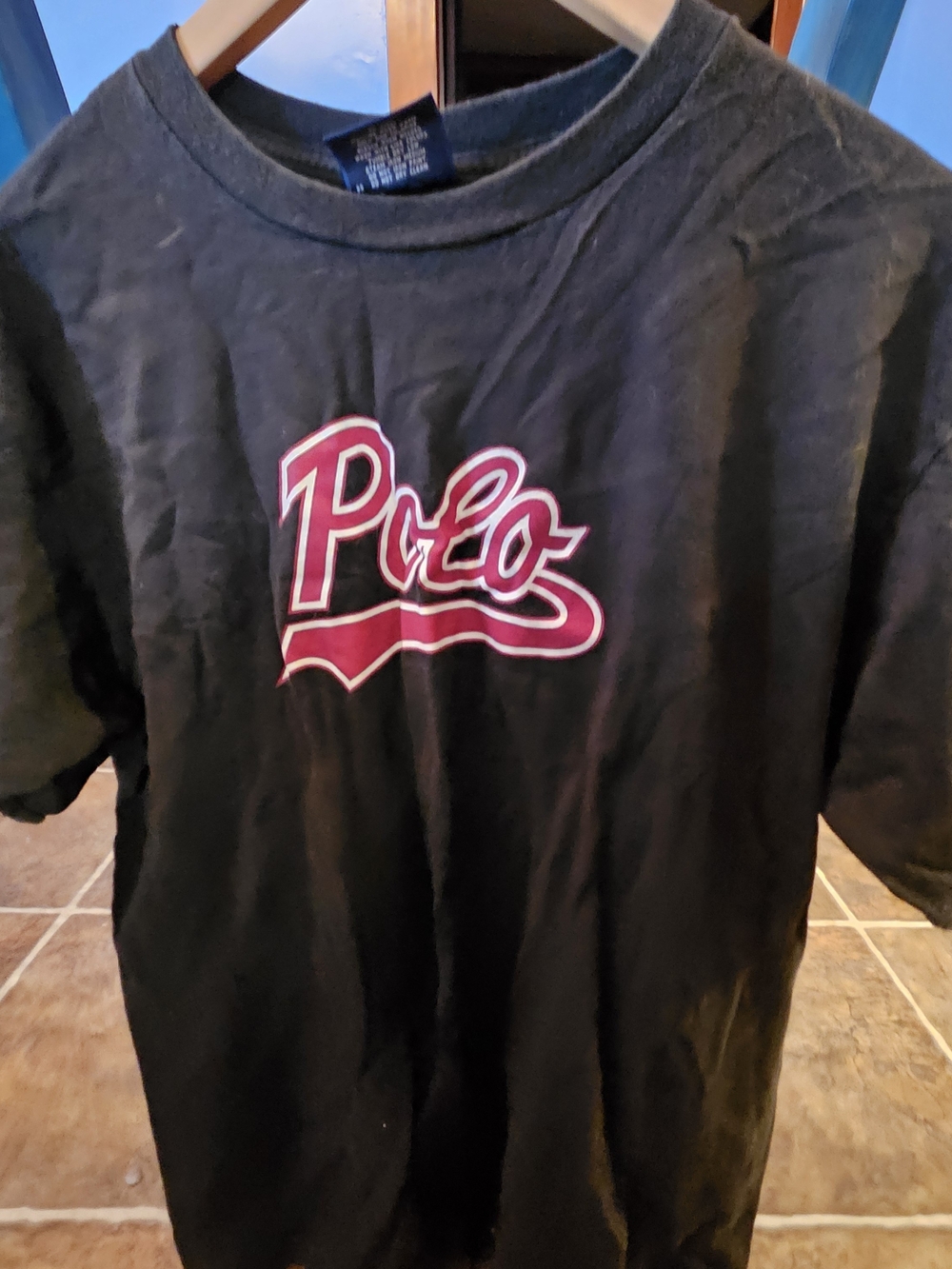 Polo by Ralph Lauren  Tee with Pink Script Logo